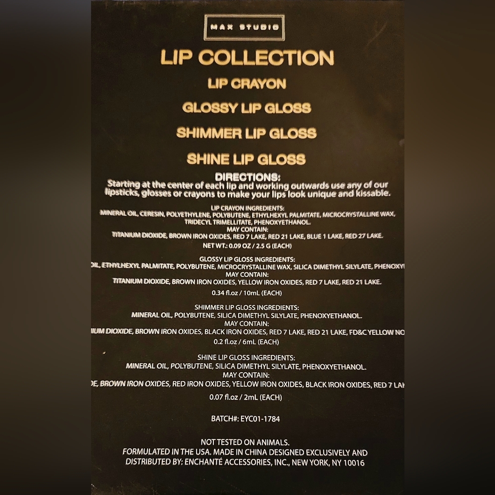Max Studio Lip Collection - Picture 3 of 6